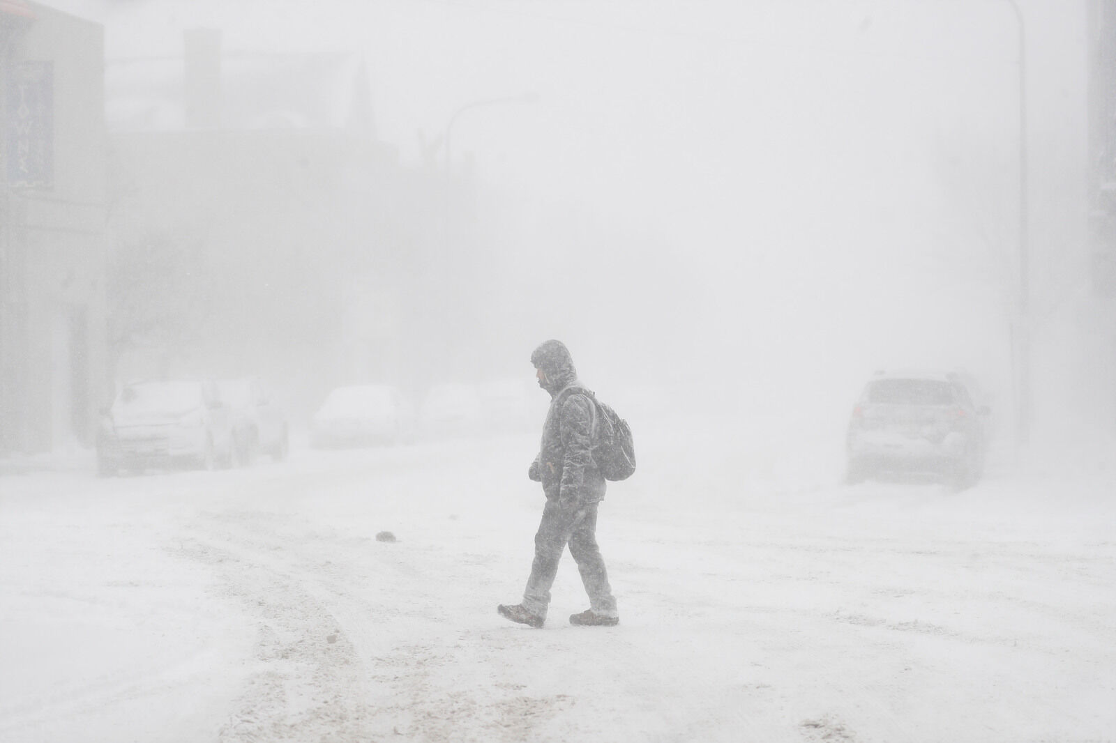 Snowing in Allentown